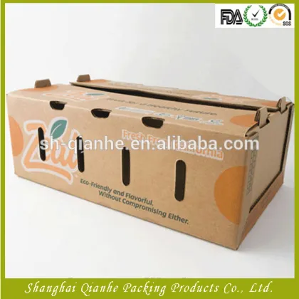 High quality fresh fruit corrugated box packaging