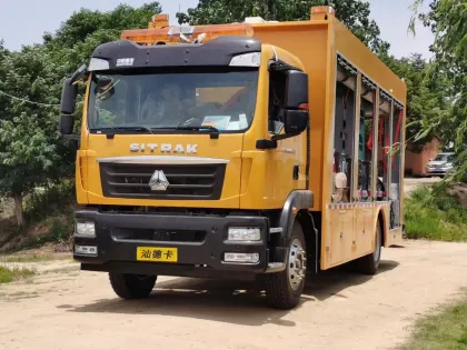 Sinotruk Deka Large Flow Drainage Emergency Vehicles: 4000, 5000, and 6000 Cubic Meters