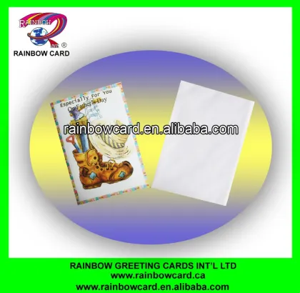 2017handmade new fashion fathers day greeting card