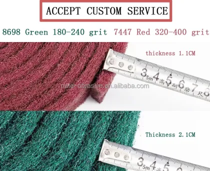 Scrub Pads Industrial Cleaning Sponge Scouring Pad Roll