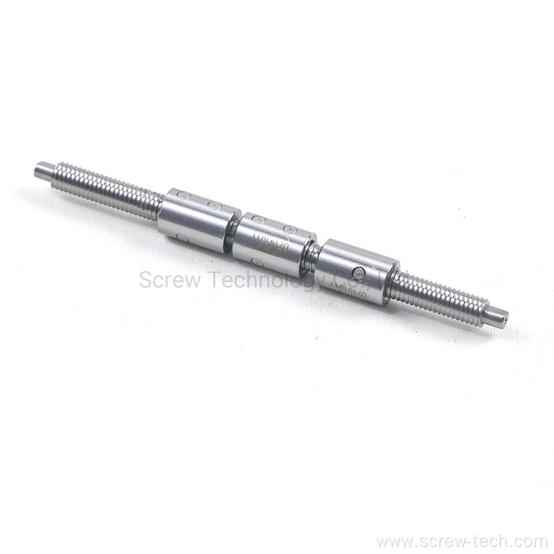 4mm diameter 1mm pitch round nut ball screw