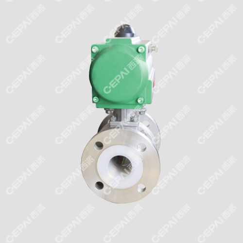 Good Quality Pneumatic Fluorine Lined Ball Valve