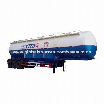 Bulk Cement Trailer, 66cbm Volume/3 Axles/FUWA Brand/79T Load Capacity/>1.3T/min Discharging Speed