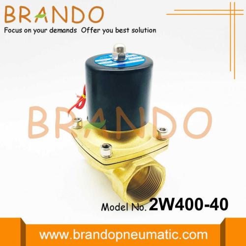 1 1/2 inç Pirinç Solenoid Su Vanası 2W400-40