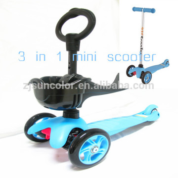 Hot selling mini micro 3in1scooter for wholesale kid scooter