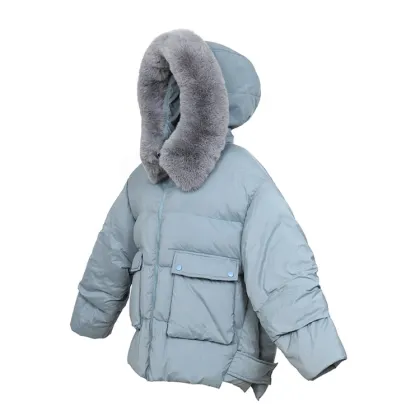 Good quality factory directly Duck feathers stand collar down jackets Duck down Stand-up collar down jackets