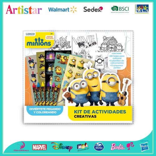 MINIONS 30 pieces colouring set