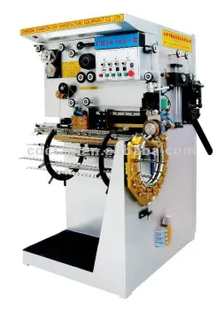 Semi-automatic paint pail/food/beverage tinplate can body welding machine