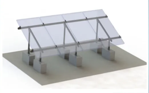Solar Panel Stand Aluminum Rails for Flat Roof