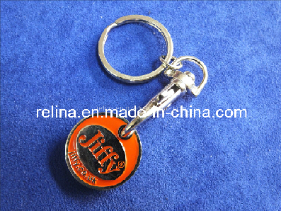 Customized Two Side Coin Token with Key Chain (T-02)