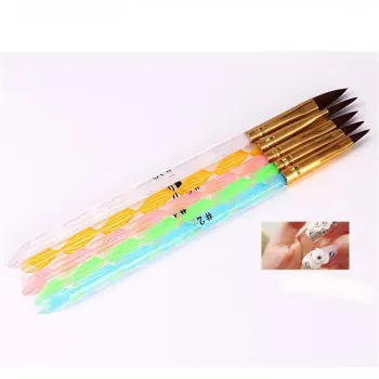 New product custom design crystal nail brush for sale