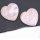 Pink Aventurine Handmade Craved 40MM Love Heart Thumb Worry Stone for Anxiety Stress Relief Meditation