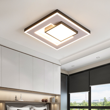 Round Square Rectangular White Black LED Ceiling Lights 124w 138w 392w