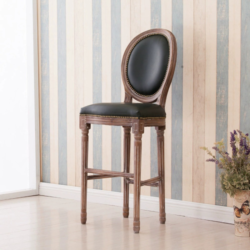 Commercial-Grade Wood Bar Chair