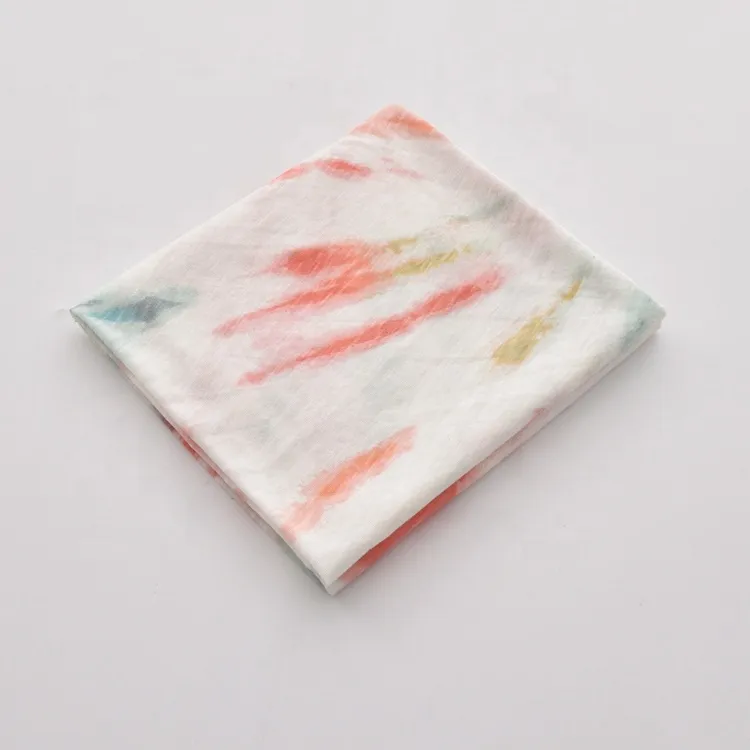 ผ้าฝ้าย 100% ถักพิมพ์ผ้าเจอร์ซีย์เดี่ยวสำหรับเสื้อผ้าผู้หญิง