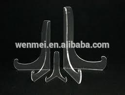 NEW Custom Design Clear Acrylic Single Bend Easel Book Stand