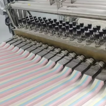 4-Color Marshmallow Extruder Production Line with Aerator Equipment