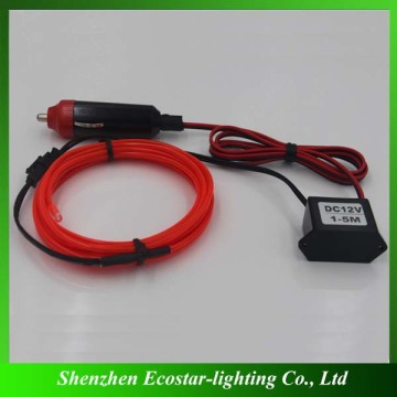 Cheaper decorative car el wire supplier,glowing el wire for car interior decoration