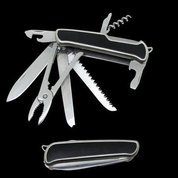Multifunction Pocket Knife with Aluminum Handle