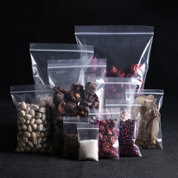 PE Clear Bags With Zipper