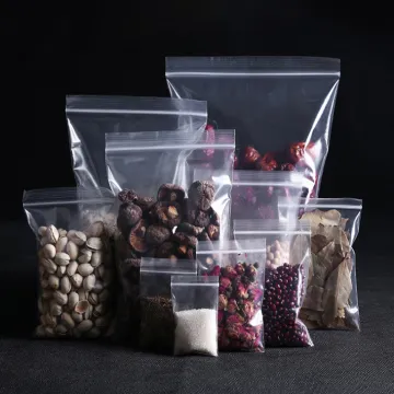PE Clear Bags With Zipper