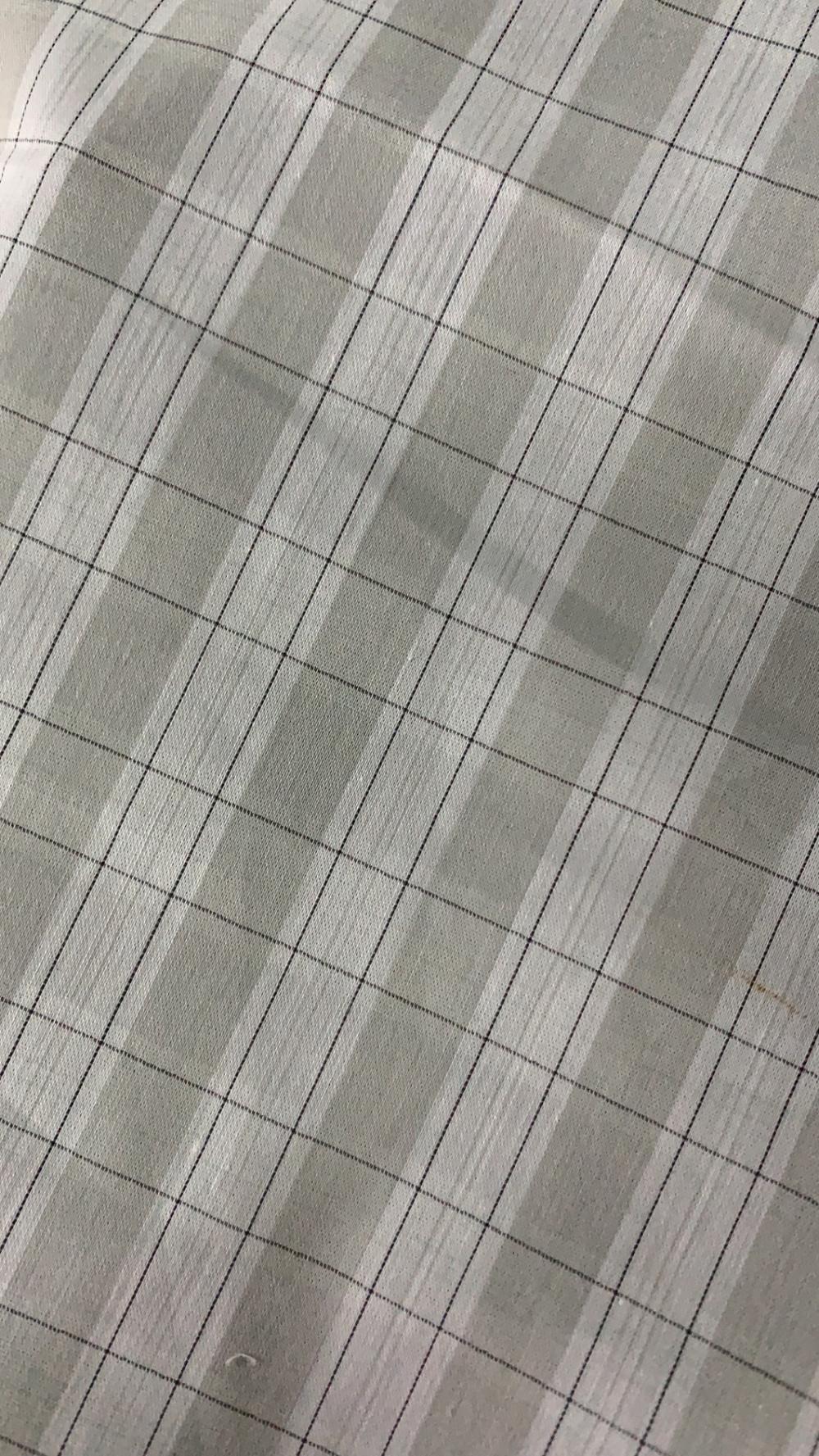 Yarn Dyed Checks Paper Like Fabric