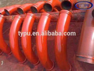 DN125*R1000*90D CONCRETE PUMP BEND PIPE(DOUBLE LAYER)