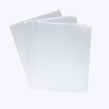 Frosted Plastic Zipper Storage Bag for Apparel Garment Packaging