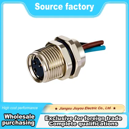 M8 Panel Mount Waterproof Flange Socket