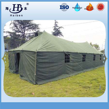 Military style heavy waterproof canvas fabric for tents