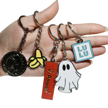 Großhandel benutzerdefinierte Anime -Schlüsselketten - Soft/Hard Emaille, Zinklegierung, Personalisiertes Logo