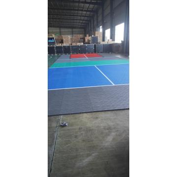 outdoor pickleball court flooring soft and elastic court tiles