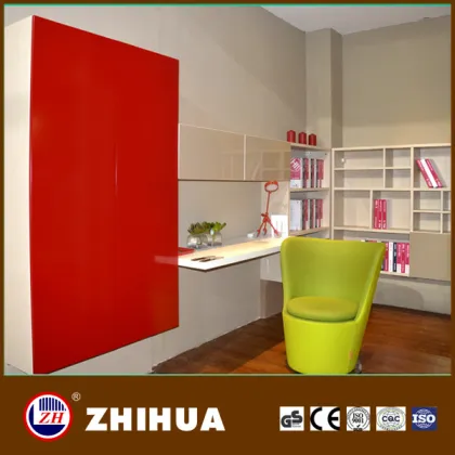 new design colorful bookcase with computer desk