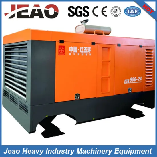 Pormotion Price for HP Diesel Screw Air Compressor for Depth Water Well Drilling Rig