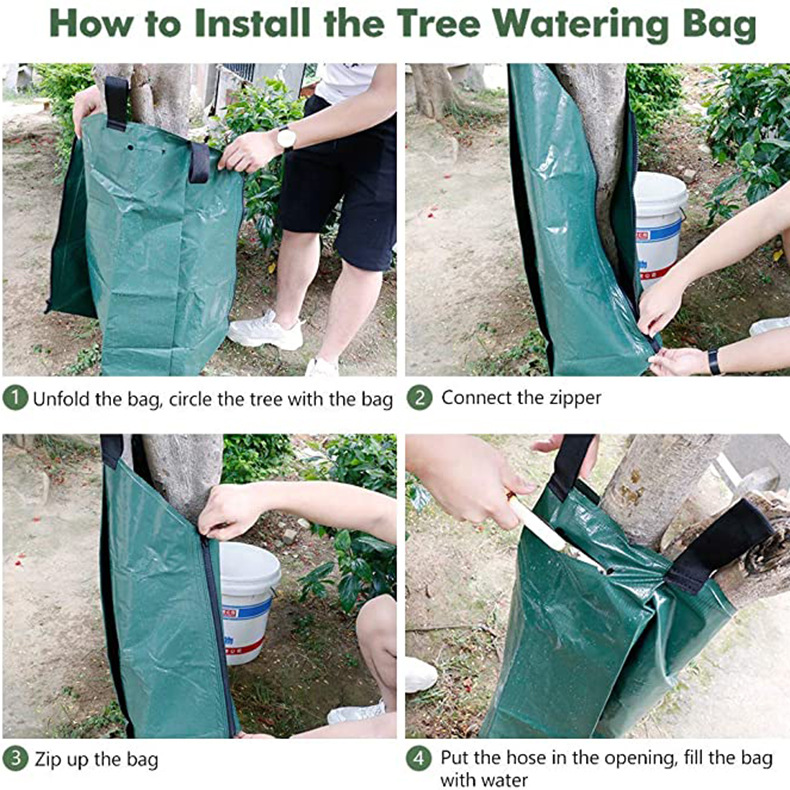 How To Use A Tree Watering Bag