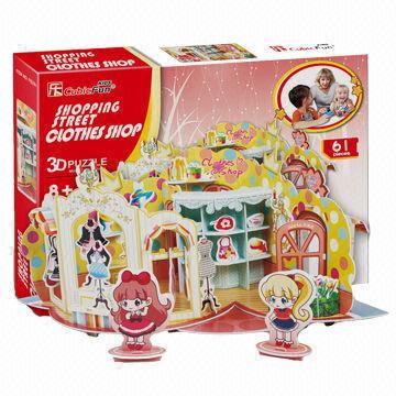 Popular developmental toy with doll house design