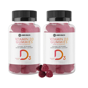 สตรอเบอร์รี่ธรรมชาติวิตามิน D3 Gummies กับโปรไบโอติก