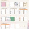 Aangepaste hardcover wekelijkse en maandelijkse doelplanner notebook