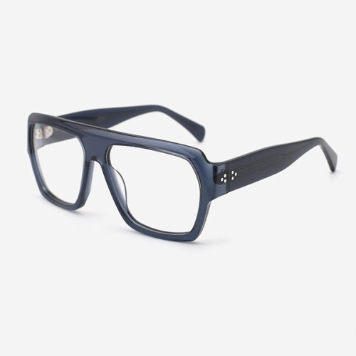 Rectangle Bevel Acetate Men's Optical Frames 23A3198