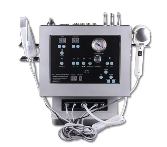 Multifunctional 4 functions skin treatment diamond microdermabrasion machine