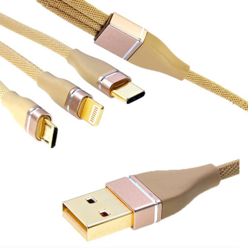 1 Drag 3 charging line USB cable