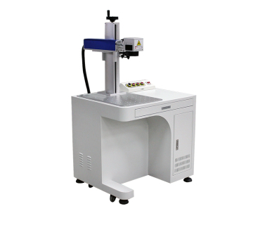 Raycus JPT Desktop Fast Speed Fiber Laser Marking Machine for Metal and Nonmetal
