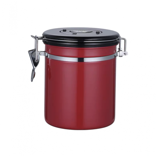 High-quality Red color coffee Canister