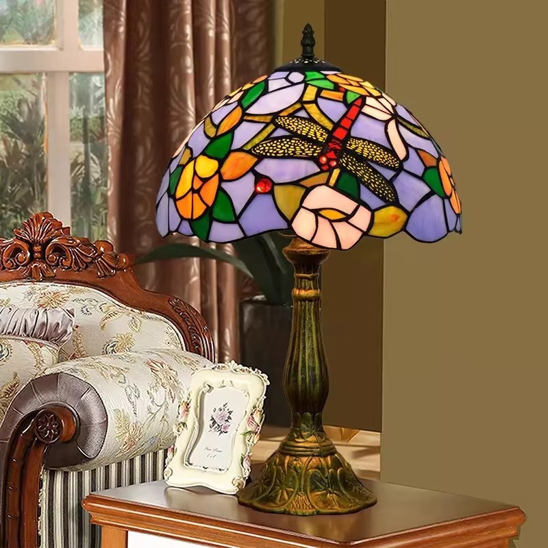 Retro Creativity Stained Glass Lampen
