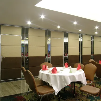 Acoustic Movable Partition Soundproof Folding Door Restaurant Acoustic Room Divider