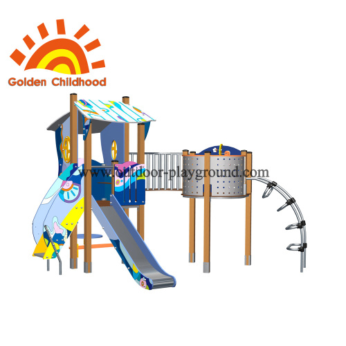 Climber Playhouse Equipo de juegos al aire libre para niños