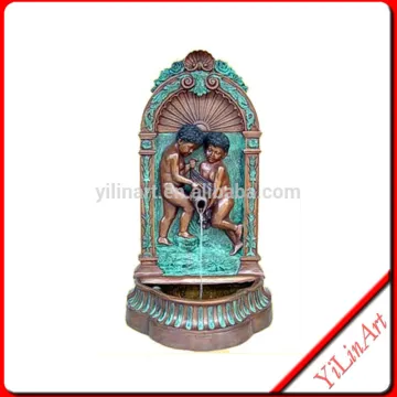 Bronze Boy Fountain Wall Sculpture YL-K156