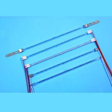 CE Quartz Halogen IR lamps with gold color