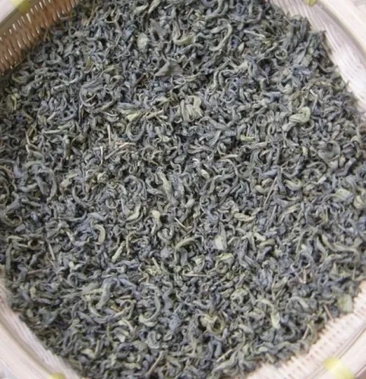 Green tea Chunmei primary tea organic own product certified by IMO NOP BRC