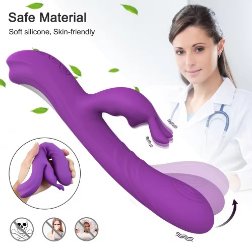Brinquedo sexual de coelho masculino com lingerie de controle remoto